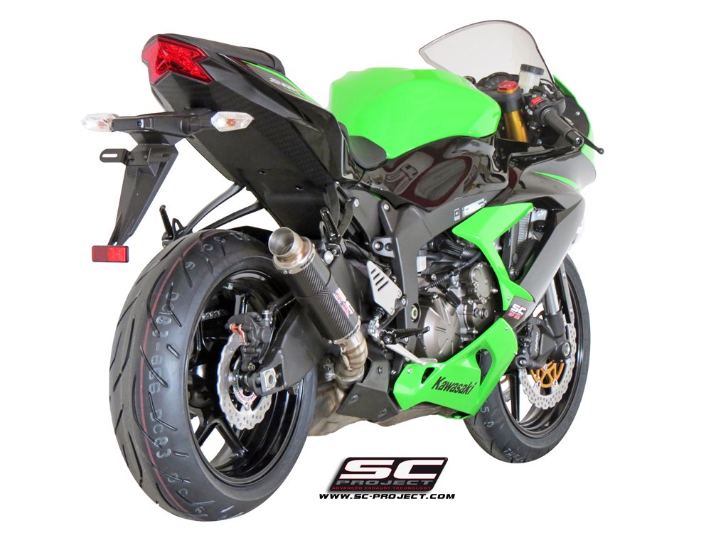 SC Project Exhaust Kawasaki Ninja ZX-6R 636 GP M2 Silencer 2013+