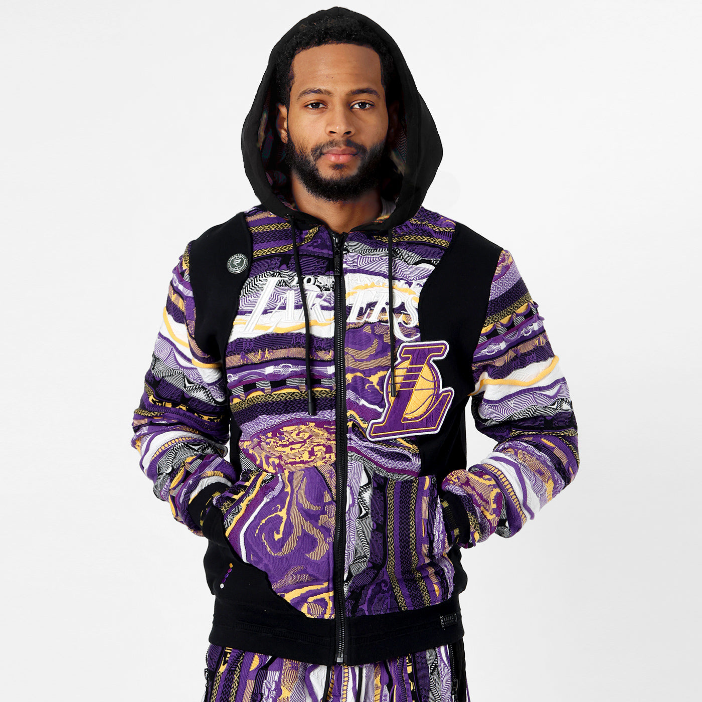 New - COOGI X NBA X Protege - Lakers Full Zip Hoody