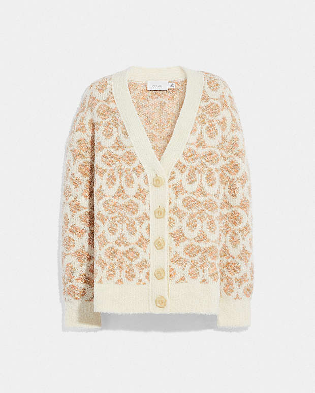 公式】COACH – コーチ | シグネチャー カーディガン