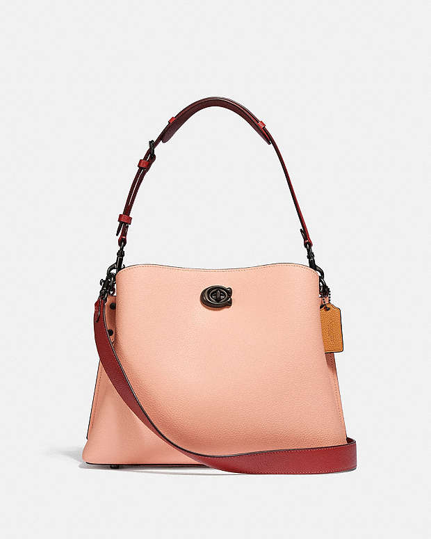 公式】COACH – コーチ | ウィロウ ショルダー バッグ カラーブロック
