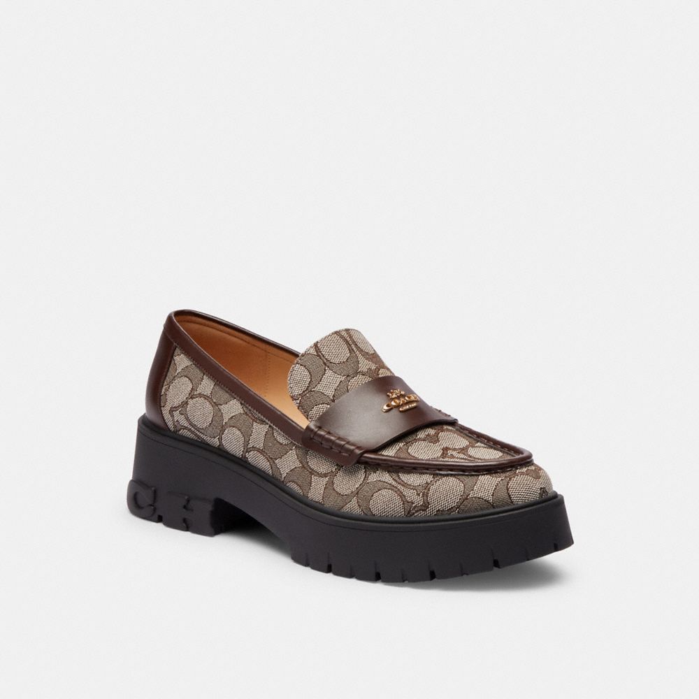 COACH® DE | Ruthie Loafer Aus Signature Jacquard