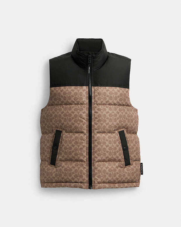 公式】コーチアウトレット | シグネチャー ダウン ベスト