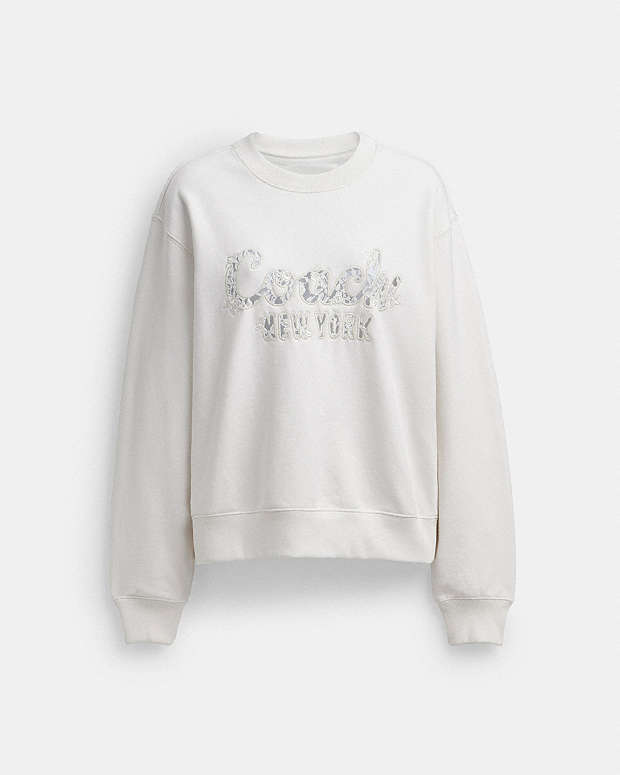 公式】COACH – コーチ | カーシヴ コーチ エンブロイダード スウェット