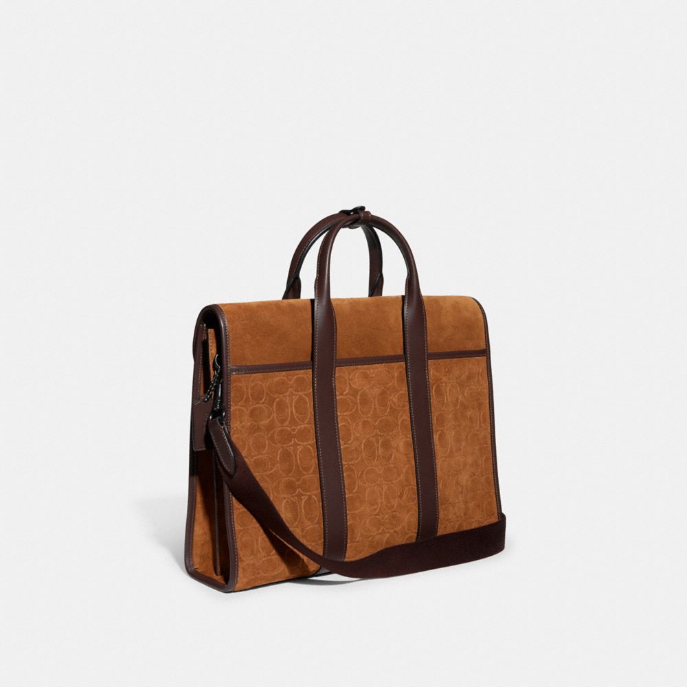 公式】COACH – コーチ | ゴッサム ポートフォリオ・シグネチャー スエード