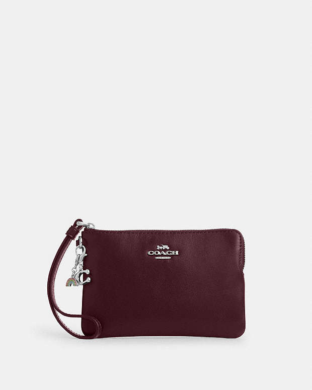 公式】コーチアウトレット | ボックスド コーナー ジップ リストレット