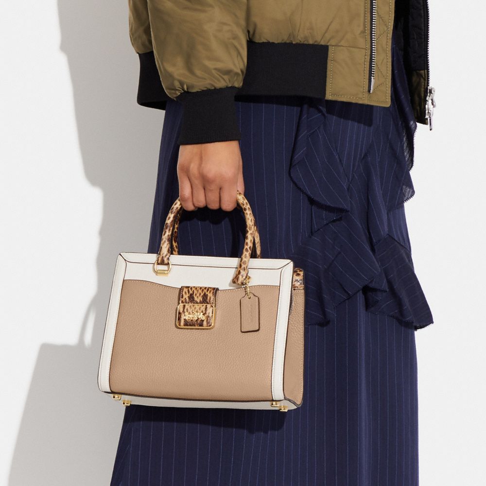 公式】コーチアウトレット | グレース キャリーオール・カラーブロック