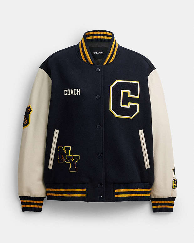 公式】COACH – コーチ | ウール ヴァーシティ ジャケット