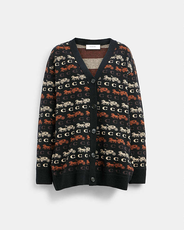 公式】COACH – コーチ | ホース アンド キャリッジ カーディガン