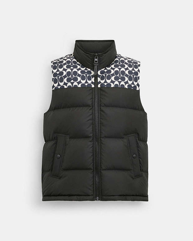 公式】コーチアウトレット | シグネチャー ダウン ベスト