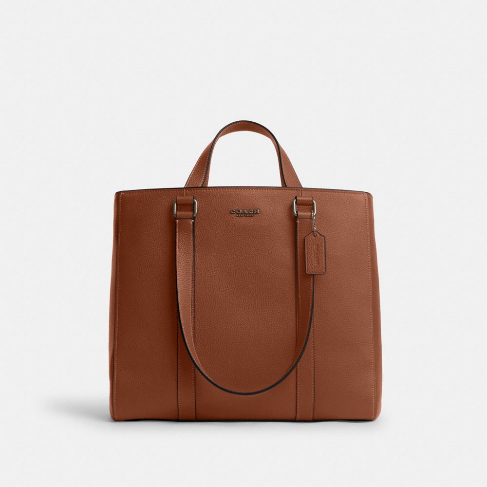 未使用級 coach ビジネス トート ダークネイビー ダブルハンドル