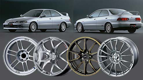 インテグラ・インテグラタイプRのホイールを16～18インチで