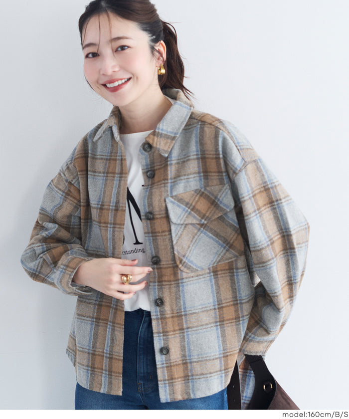 セール☆2690円→1990円 ウォッシャブル チェックジャケット