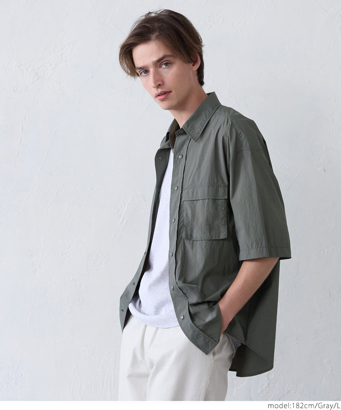 ナイロンワッシャー半袖シャツ メンズ メール便不可 – coca公式ストア