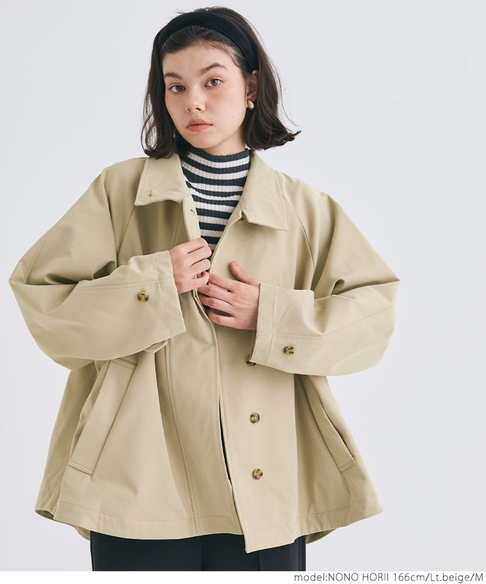 セール☆5490円→1290円フレアスタンドカラーコート レディース メール