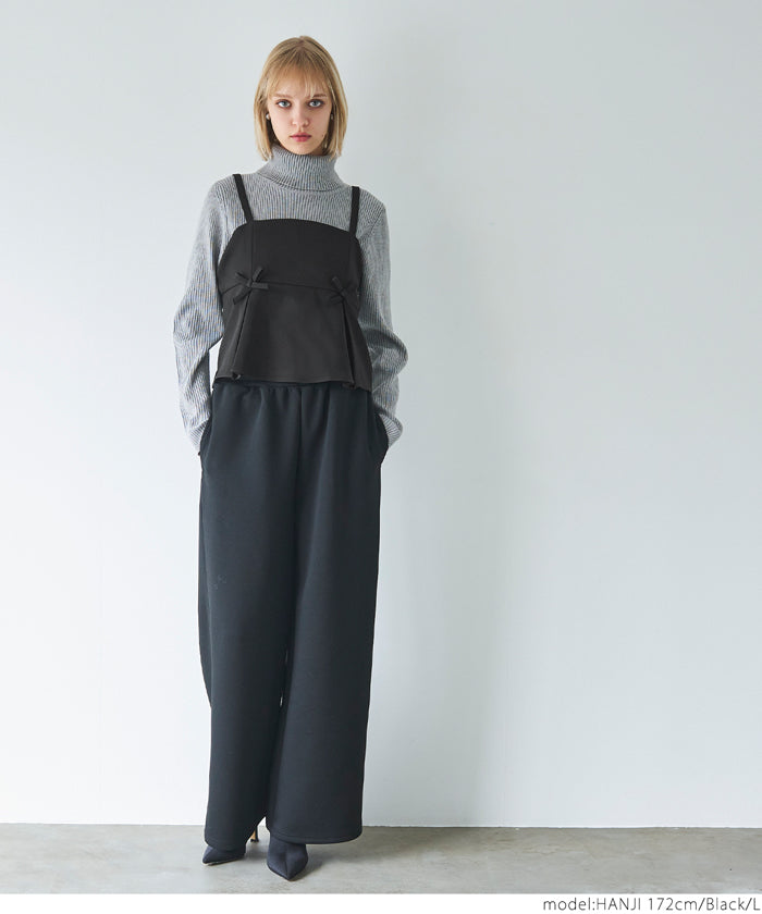 セール☆1990円→550円 ダブルクロスリボンキャミソール レディース