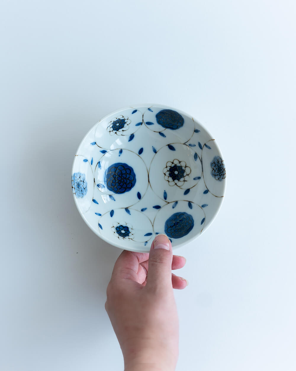 WEB限定】藍更紗 楕円45鉢 -器市- | cocochi ｜ 家具と服と暮らしの店