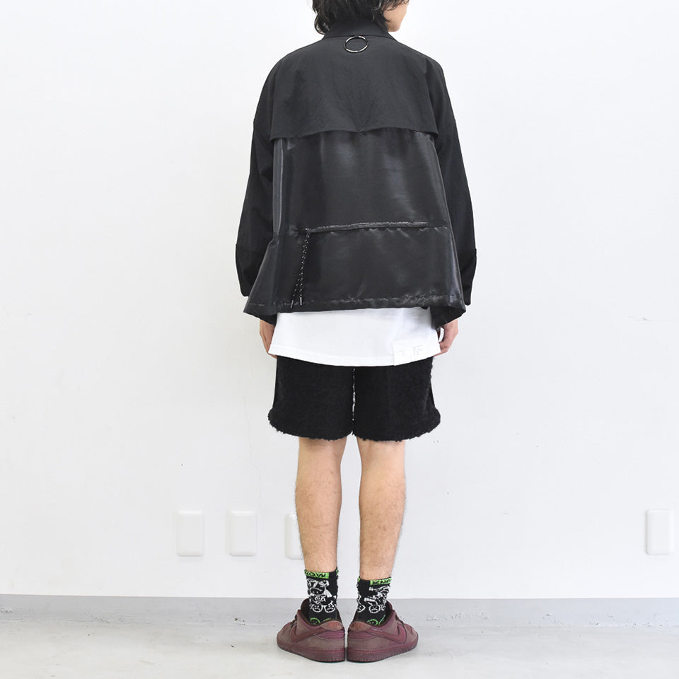 JUVENILE HALL ROLLCALL / 2096 CMP STD ANORAK - BLACK/GRITTER – COFFIN