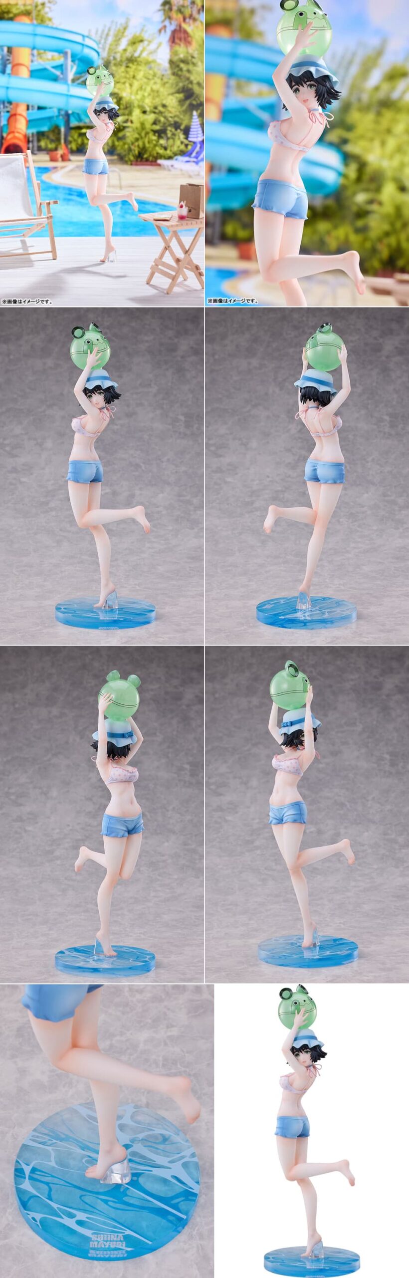 シュタゲ 紅莉栖・まゆしぃ☆・鈴羽のフィギュア 爽やかな水着姿で登場!