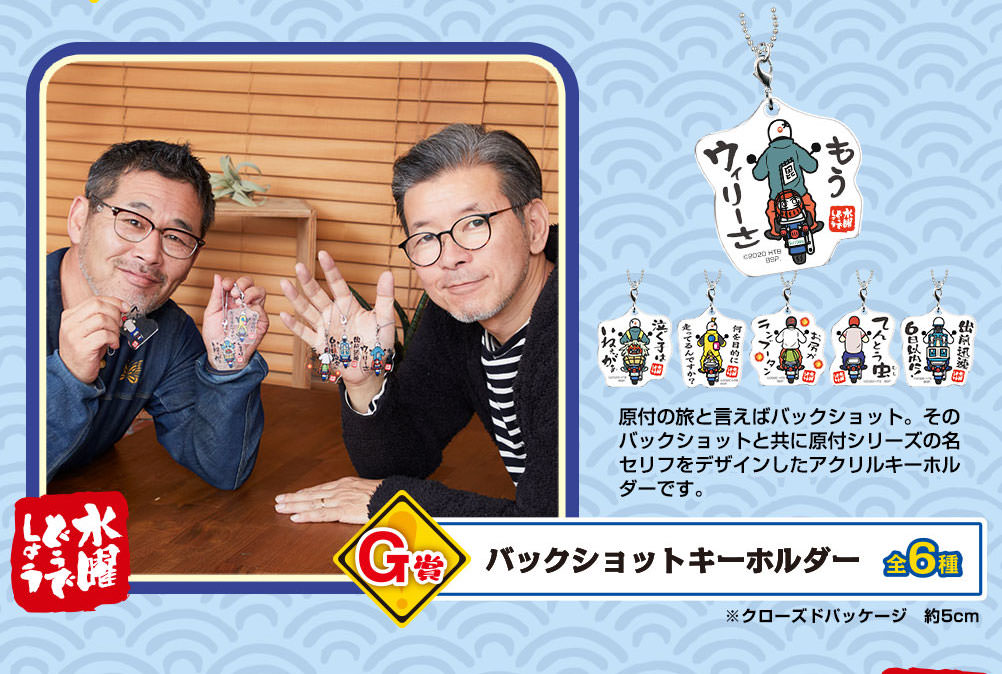 水曜どうでしょう × 一番くじ 2.18よりローソン等に水どうグッズ登場!