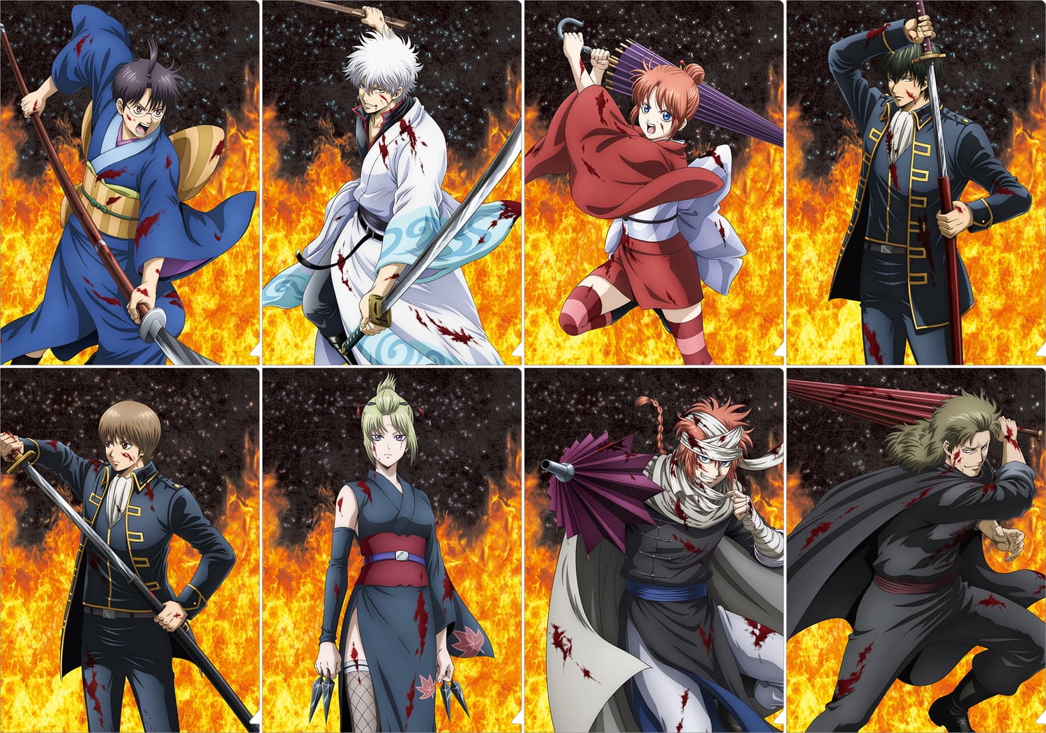 新劇場版「銀魂」銀さん・神威・月詠らの新規描き下ろしグッズ 1月発売