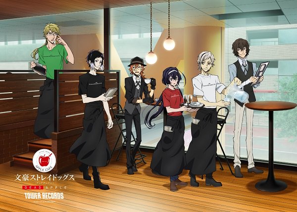 文豪ストレイドッグス x タワレコ渋谷・大阪 4/23まで 文スト開催延長中!!