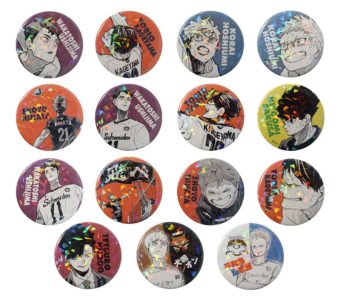 ハイキュー!! オールスター缶バッジ 11.9-30 JCS限定で受注販売!!
