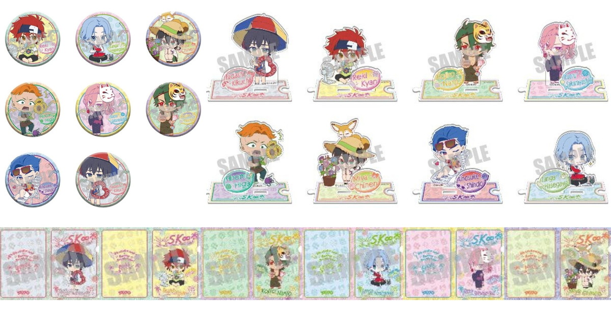 SK∞エスケーエイト 描き起こし「夏の思い出ver」のグッズ 11月中旬発売!