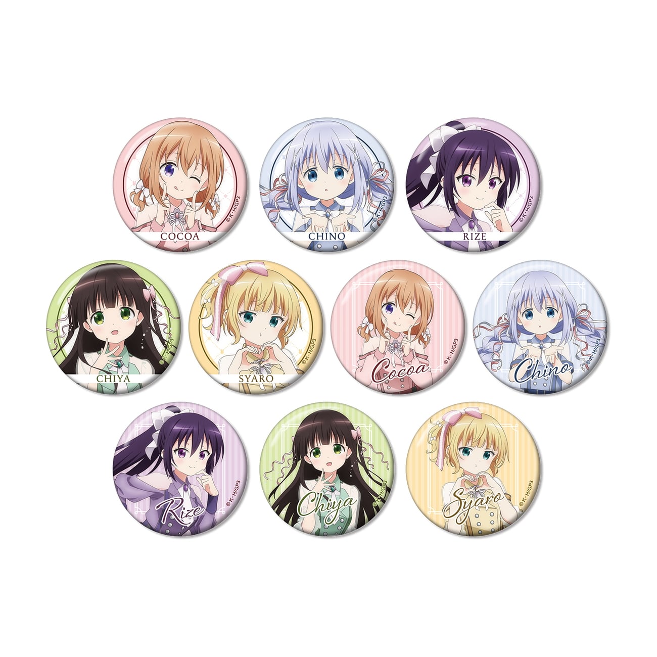 ごちうさ「お座りケーキ」「アイドル制服」描き下ろしグッズ 10月再販!