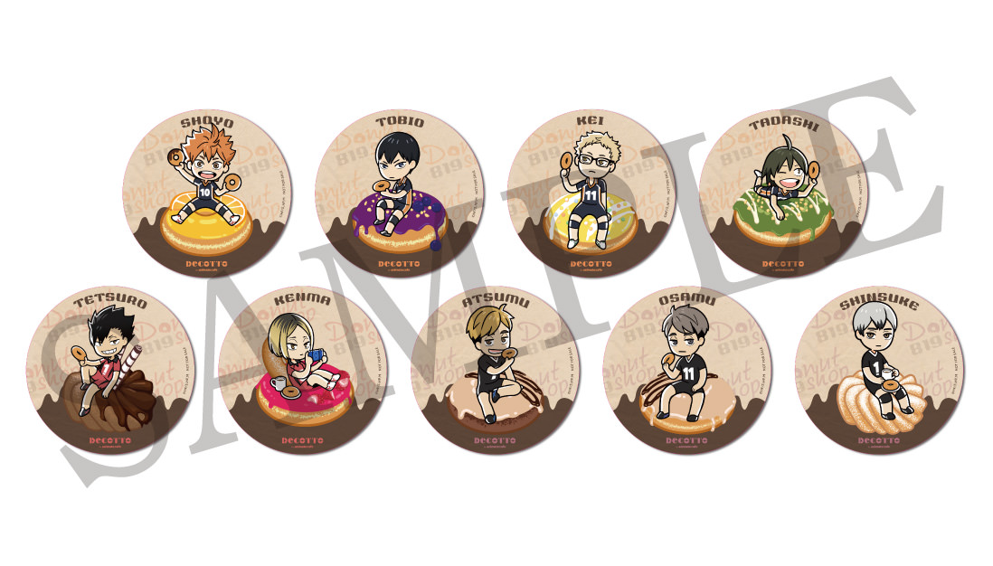ハイキュー!! × アニメイトカフェ 描き起こしミニキャラの限定グッズ解禁!