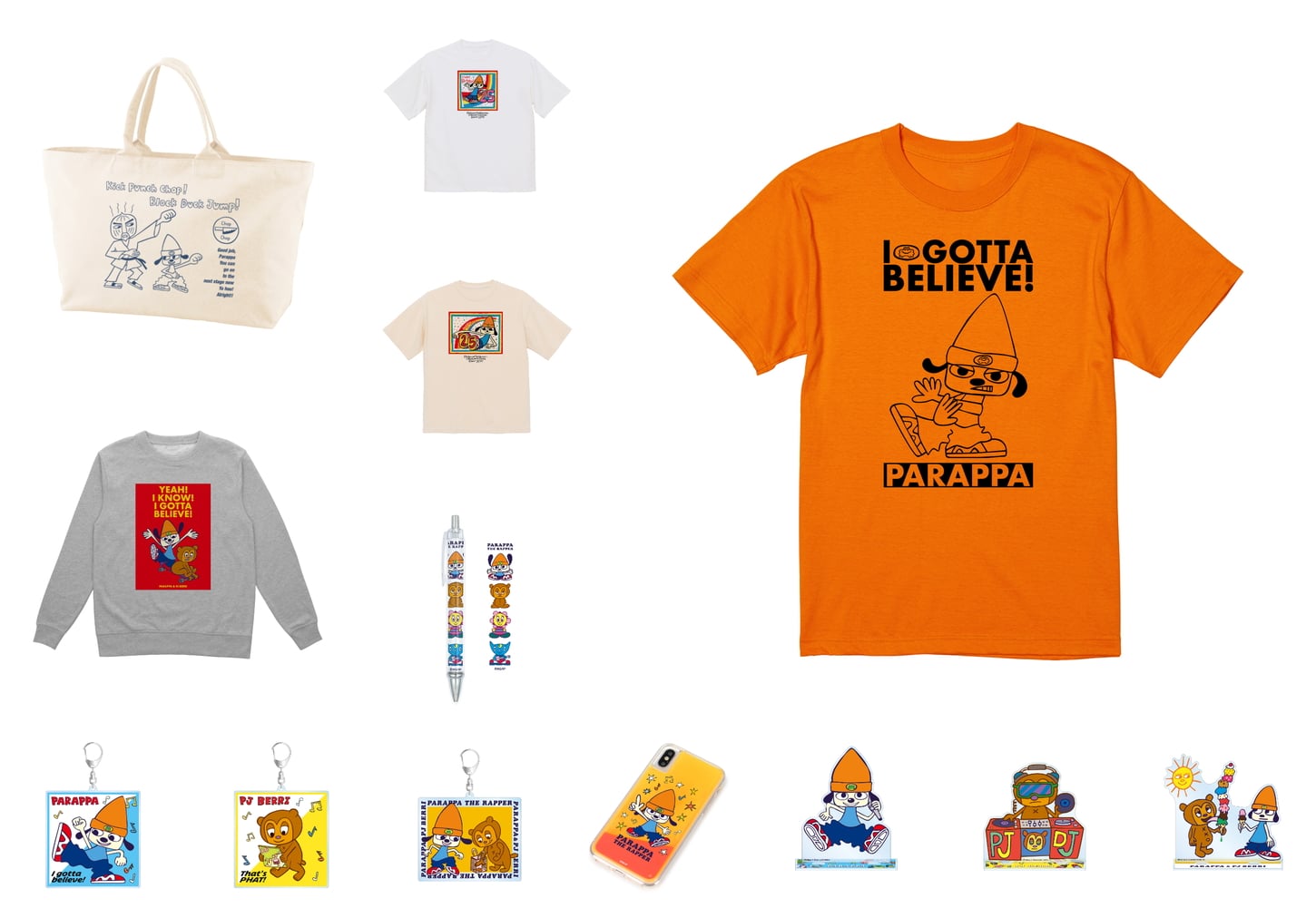 パラッパラッパー 主人公パラッパと親友PJベリーの新作グッズ 6月発売!