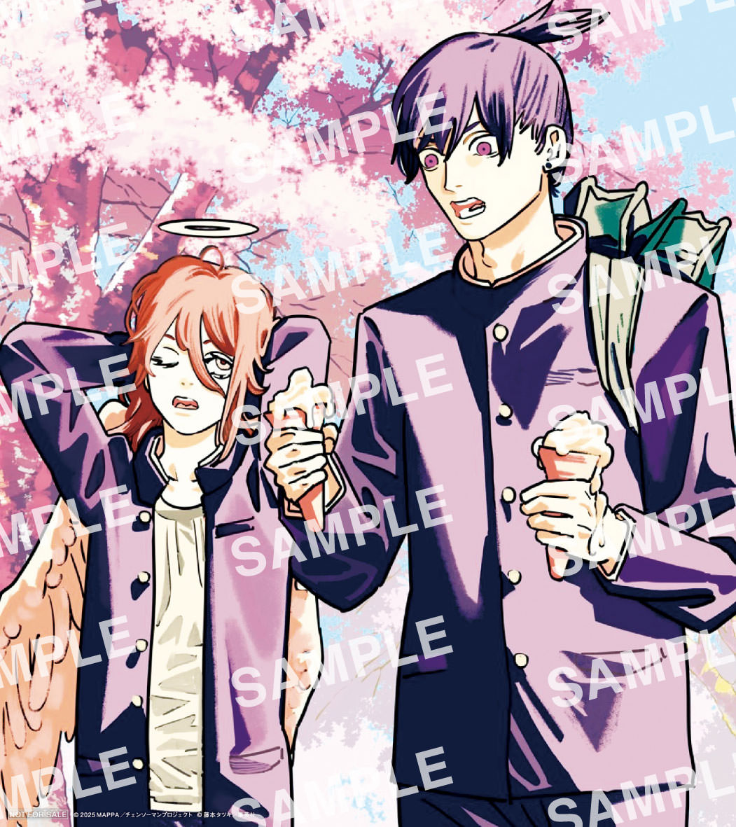 チェンソーマン レゼ篇 アキ&天使の悪魔描いた入プレ 10月18日より配布!