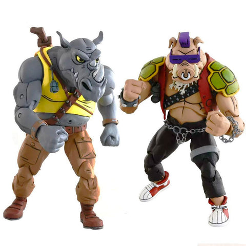 NECA Teenage Mutant Ninja Turtles Bebop Rocksteady First Run 2