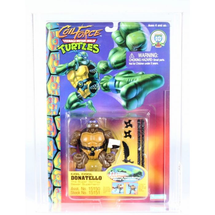 1997 Playmates Teenage Mutant Ninja Turtles Coil Force Carded