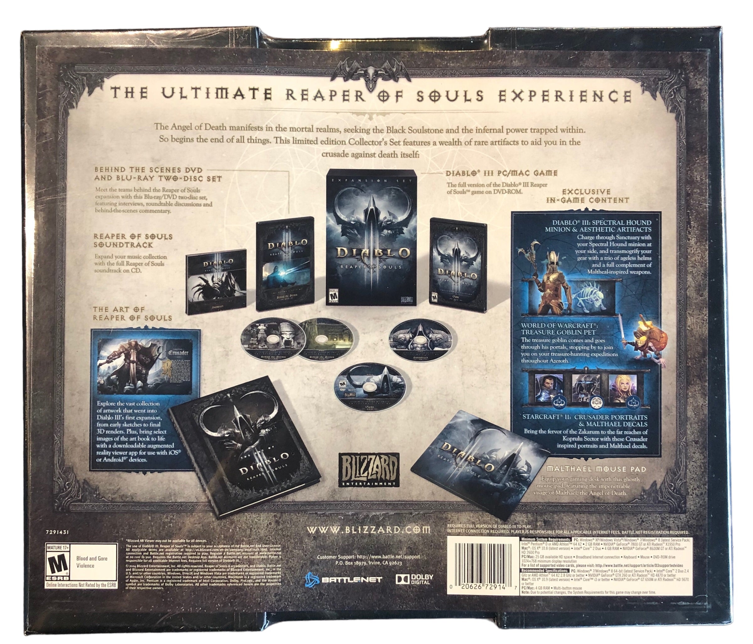 Diablo III: Reaper of Souls Collector's Edition Windows/Mac 2014