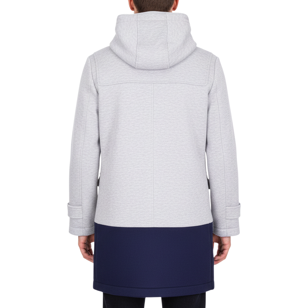 muta】ボンディングダッフルコート L（グレー）MMAX-180509