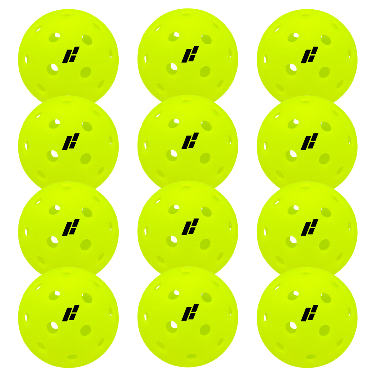 CORE IMPACT Neon 40 Hole Pickleballs | Outdoor & Asphalt Surfaces