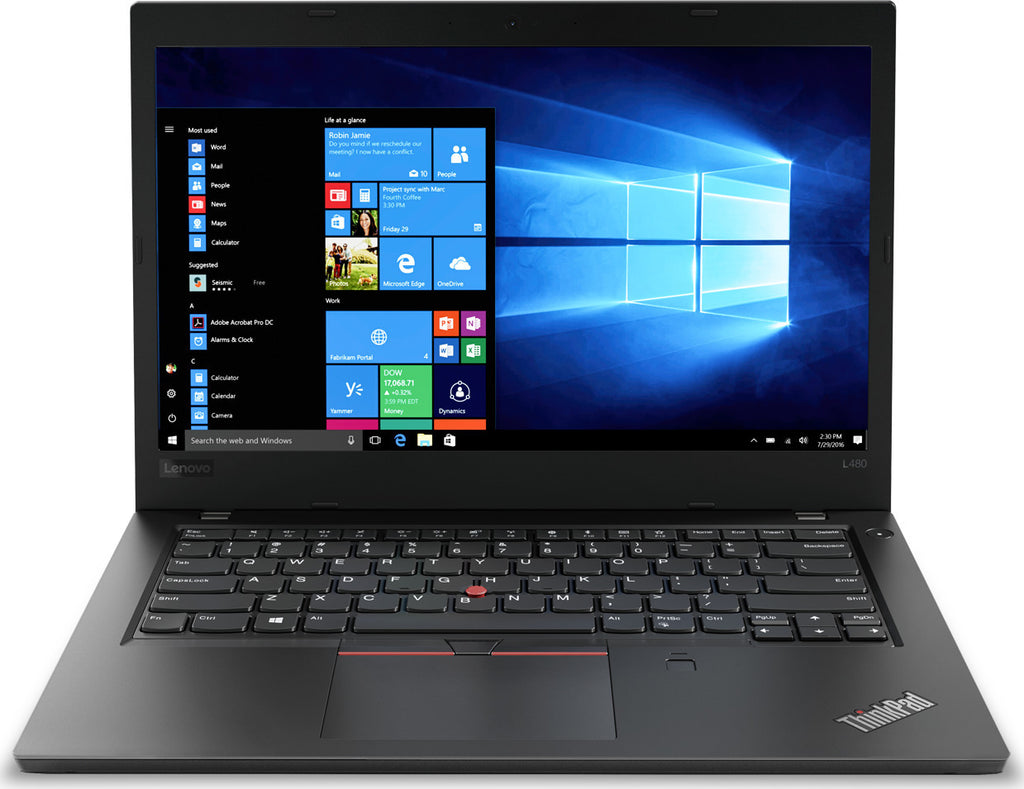 Lenovo ThinkPad L480 Laptop Core i5-8250U Quad 8GB RAM 256GB SSD