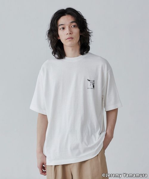 Jeremy Yamamura×コーエン グラフィックプリントTシャツ