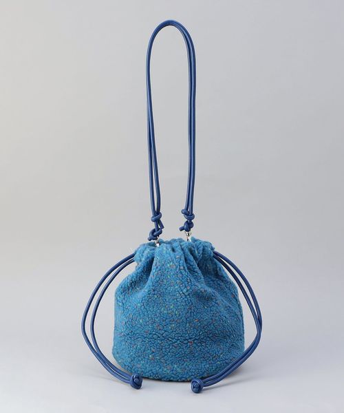 アソートボア巾着ショルダーバッグ
