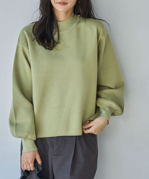 WEB限定】ミラノリブハイネックニット