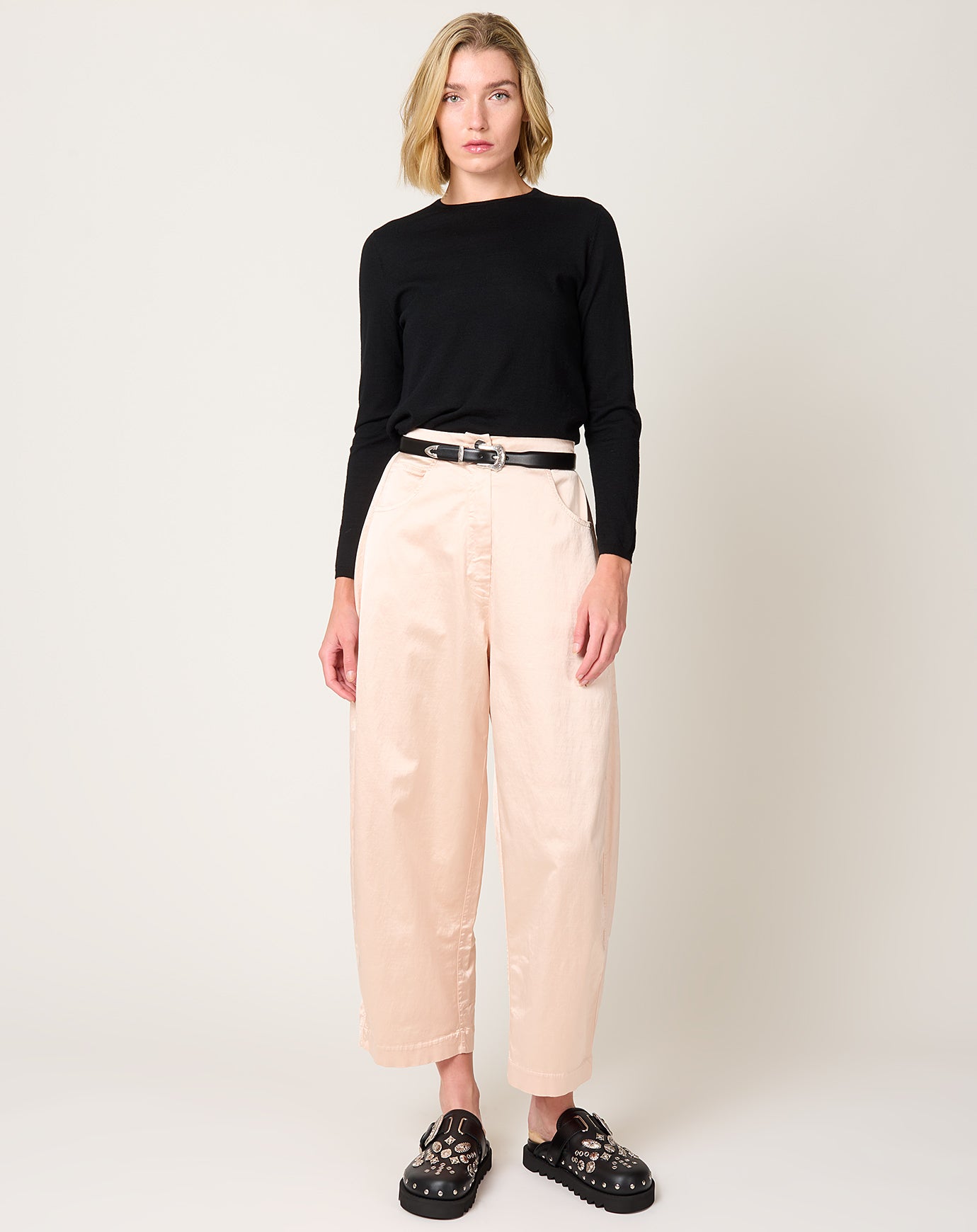 Metal Buckle Belt in Black | TOGA Archives | Covet + Lou | Covet + Lou