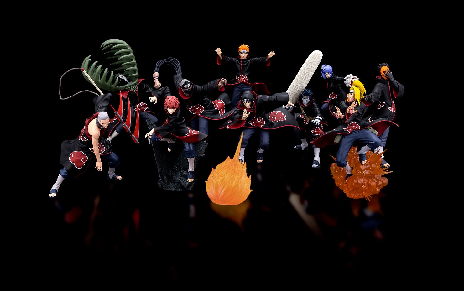 No Box] BANDAI NARUTO Shippuden VIBRATION STARS Akatsuki Figure