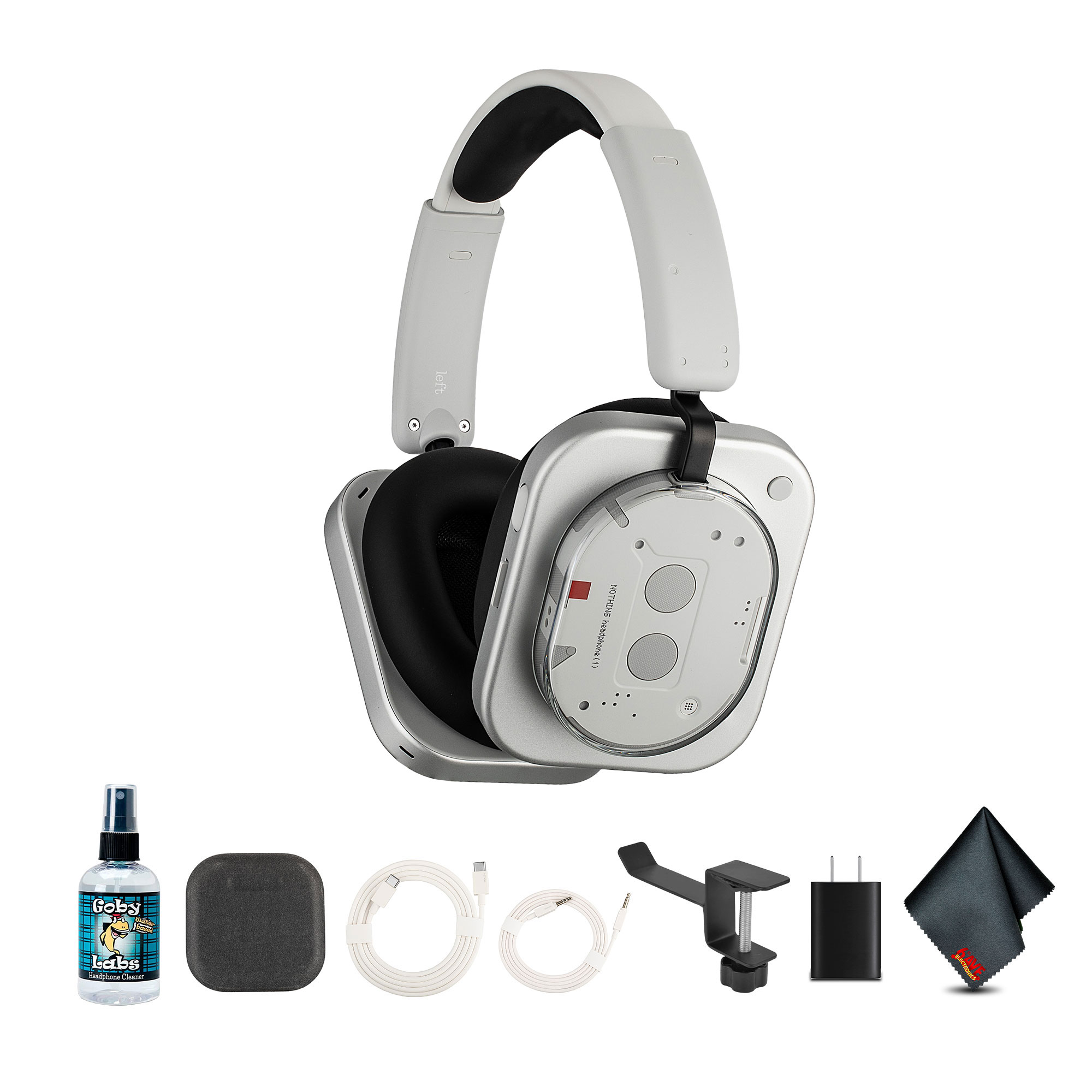 Nothing Headphone (1) (White) Hybrid Active Noise Cancelling