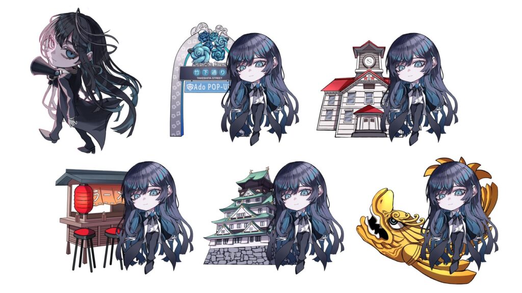 Ado 5th Anniversary POP-UP STORE」一部グッズイラストを担当｜株式