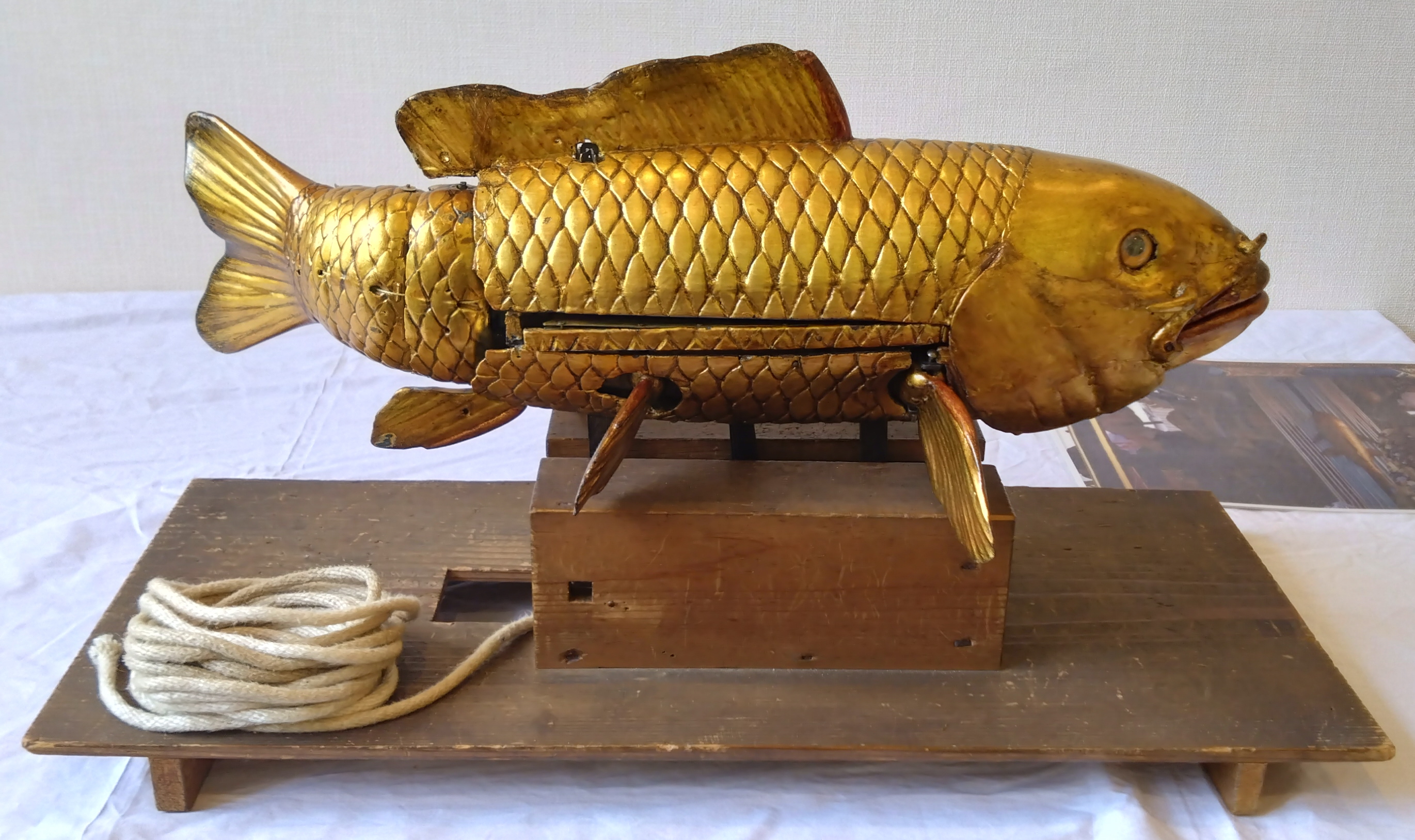 大津祭 今年の目玉は修理完了した龍門滝山からくり「李膺人形と鯉