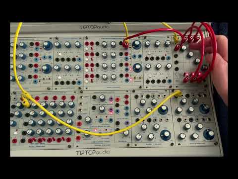 Buchla & Tiptop Audio Model 292t Quad Lopass Gate— Clockface Modular
