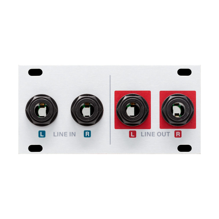 Intellijel Designs AUDIO I/O Jacks 1U— Clockface Modular