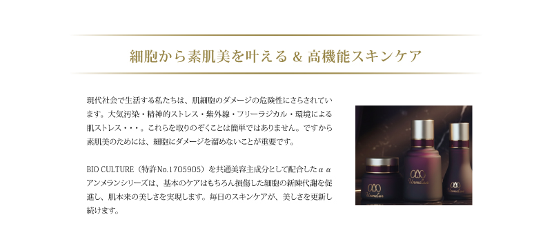 ααアンメランA | エイジングケアやトラブル肌なら自然派 Clair | くれ