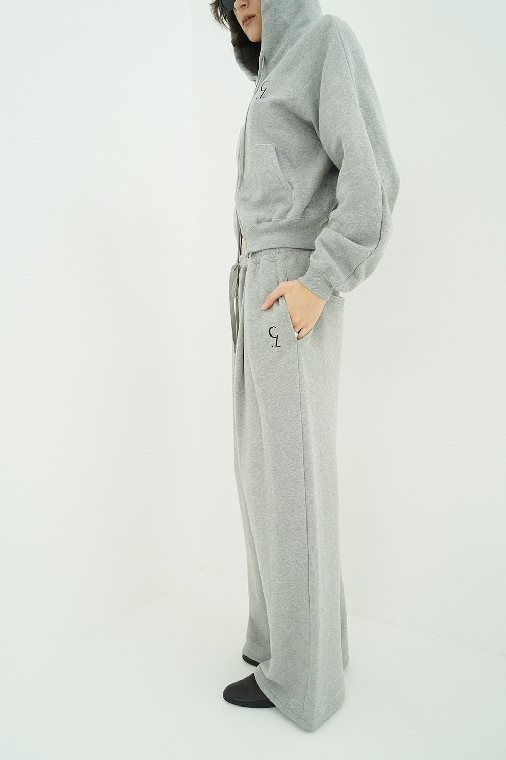 LOGO SWEAT TUCK WIDE PANTS｜SKIRT/PANTS(スカート/パンツ)｜CLANE