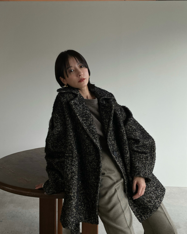 松本恵奈のMUST BUY- CLANEのお気に入りアイテム紹介 “MIX LOOP TWEED